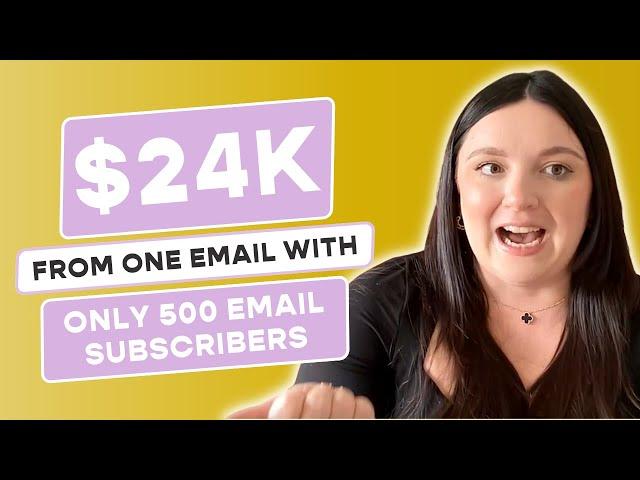 THIS Is How You Write Launch Emails (Her Email Made $24K In One Day)