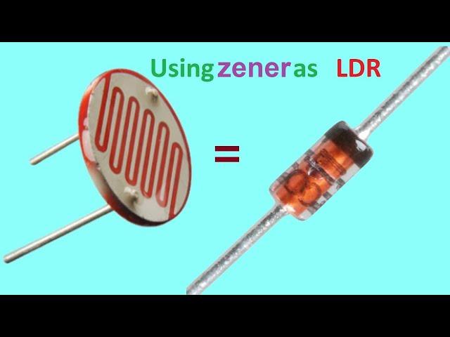 How to Use a Zener Diode as a Light Sensor / A Little Alternative Electronics Knowledge 