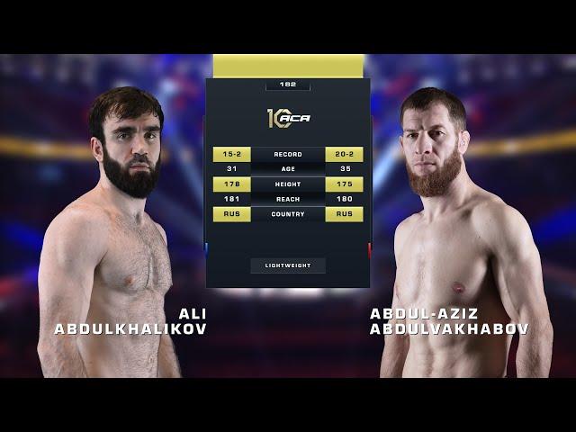 Али Абдулхаликов vs. Абдул-Азиз Абдулвахабов | Ali Abdulkhalikov vs. Abdul-Aziz Abdulvakhavov | ACA