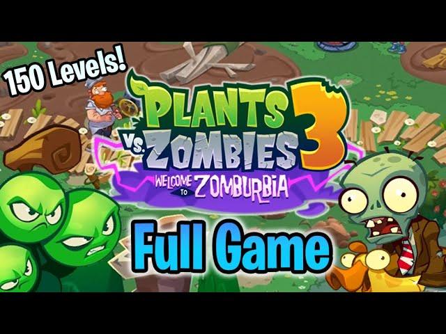 PvZ 3 "Welcome to Zomburbia": Full Game (150 Levels)