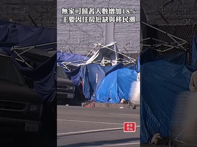 無家可歸者人數增加18% 主要因住房短缺與移民潮 #無家可歸者 #住房短缺 #自然災害 #移民激增