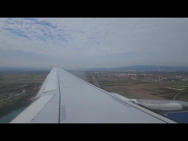 British Airways A320-200 landing at Zagreb