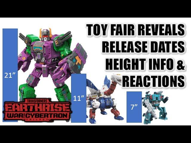 Transformers Earthrise Toy Fair Reveals, Release Dates and Reactions, Larkin's Lair