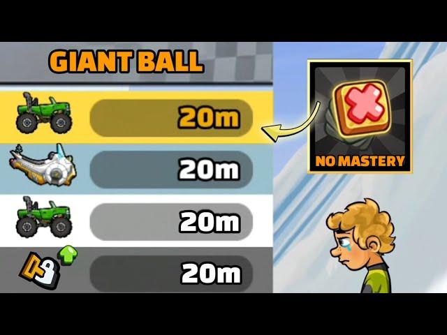 BALL vs CARS  GIANT ICE BALL MAP IN CS  | Hill Climb Racing 2