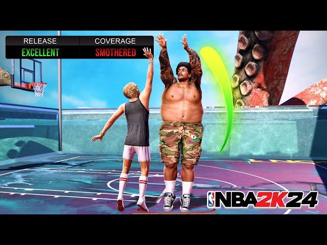 I Made a Glitched 400 POUND SHARPSHOOTER on NBA 2K24..