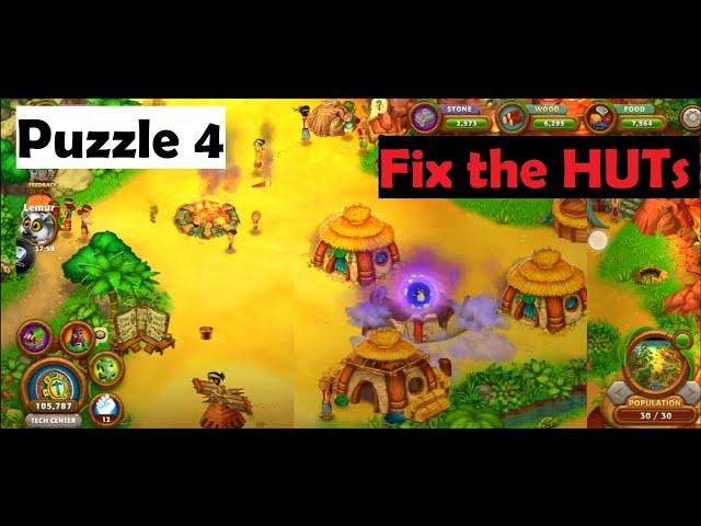 Puzzle 4 Fix the Hut New Video : Virtual Villagers 6 Divine Destiny : Gamer Hub