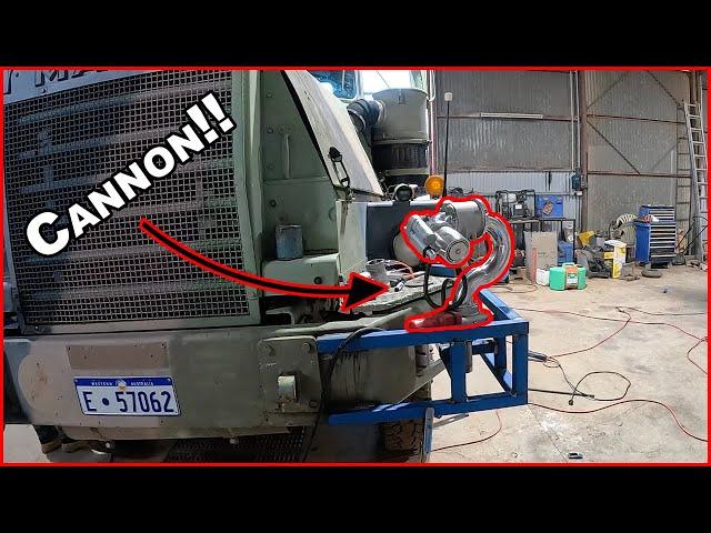 Part 6 | Army to Fire Truck | Remote Cannon Install