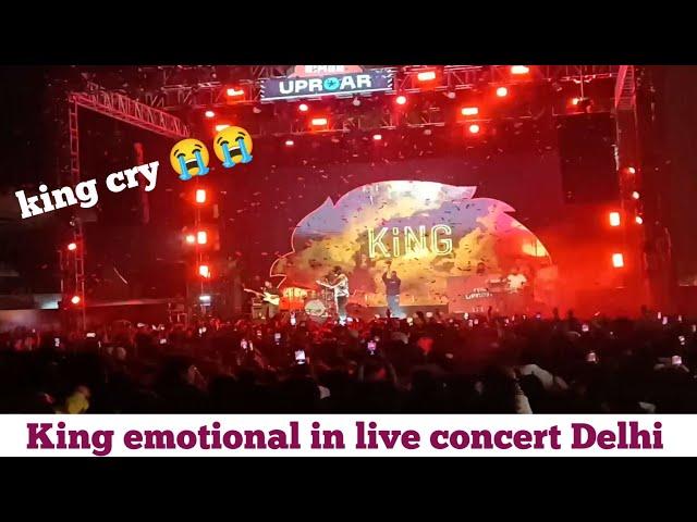 king emotional in live concert delhi | Dlf Simba uproar | king  performance 19 nov. 2022 |  @King