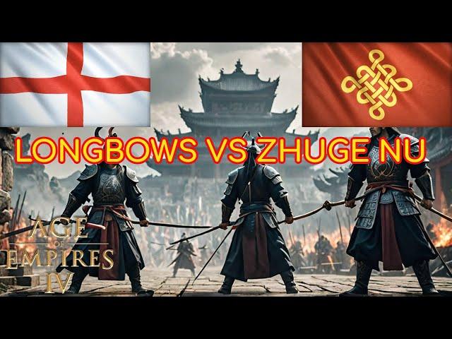 Longbows vs Zhuge Nu in Age of Empires IV Season 9!