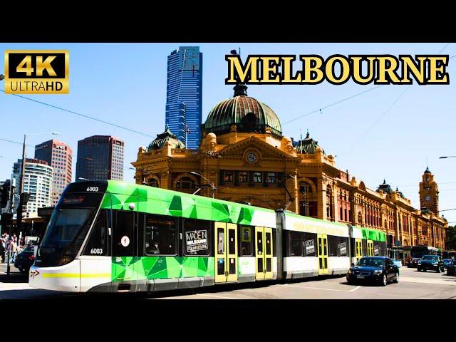 Melbourne Australia CHRISTMAS WALK 2024 | 4K Video With CAPTIONS