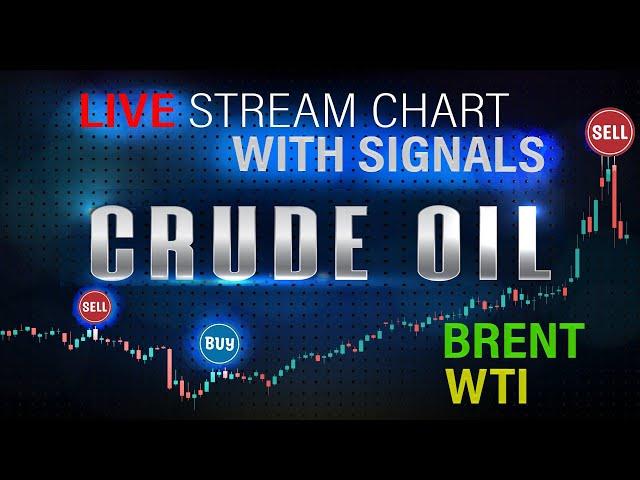  WTI & BRENT CRUDE OIL LIVE  !  ( Educational Trading chart with Signals )