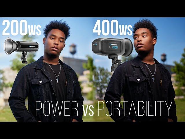 Flash Power vs. Portability: Comparing FJ400 & FJ200 Strobes