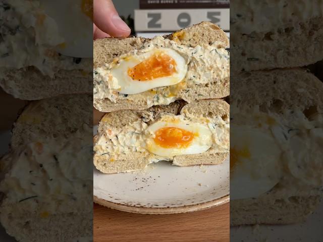 Egg Salad Bagel Sando! 