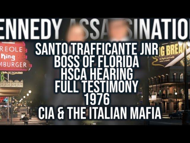 Santo Trafficante Jnr - Boss Of Florida HSCA 1976 Hearing Testimony #JFKASAASSINATION #florida #CIA