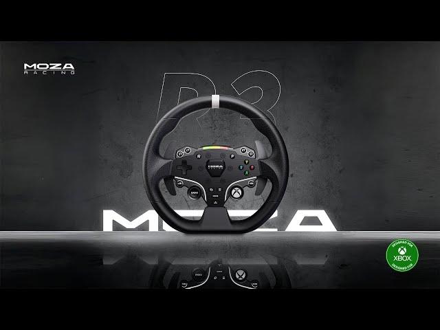 Introducing the MOZA R3 wheel and pedals for Xbox & PC