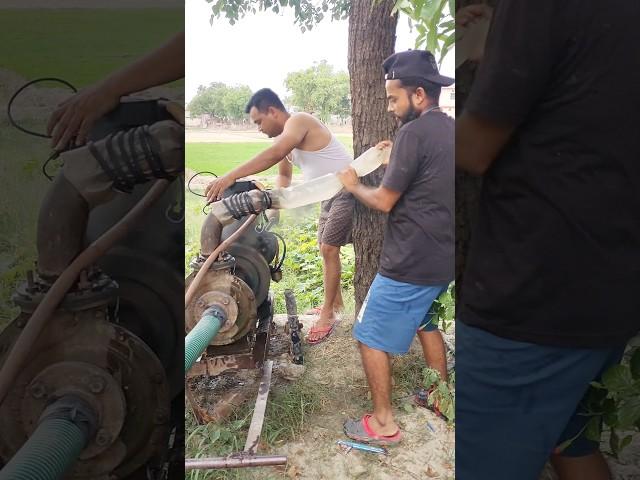 Engine Started Smoothly  But Not Get Water  #automobile #machinery #diesel #engine #tech #shorts