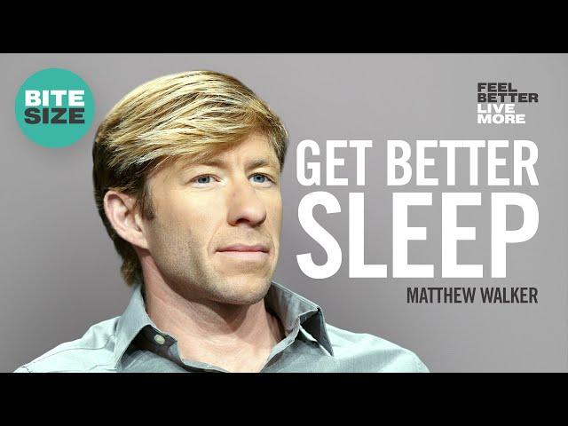 How To Sleep Better For Good Health: Matthew Walker | Bitesize