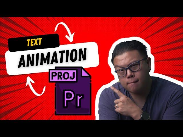 How to Add Text Animation in Adobe Premiere Pro