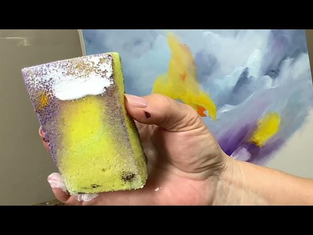 How to Paint With a Sponge Start to Finish #363