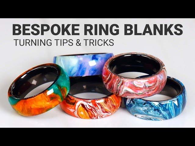 Bespoke Ring Blanks - Woodturning Demo