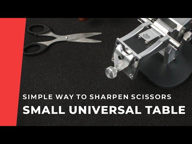 Small Universal Table. Simple Way to Sharpen Scissors. (English)