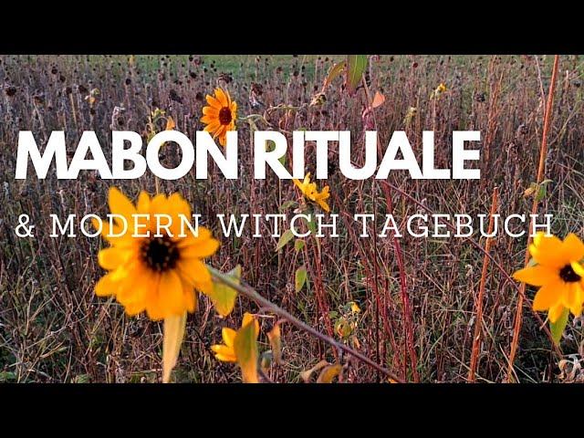 GRWM Mabon Rituale & Moderne Hexe Tagebuch - Jahreskreisfeste 22.September 2024 