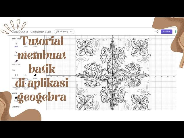 Tutorial Membuat Desain Batik Menggunakan Aplikasi Geogebra - Batik Trilam - Mapel Matematika Lanjut