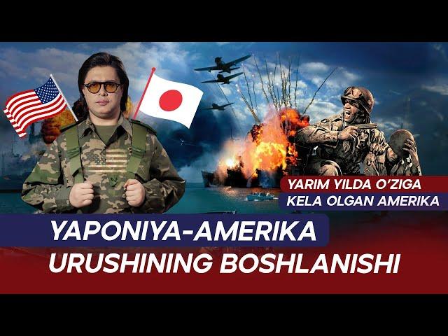 Amerika-Yaponiya Urushining Tarixiy Sababi - Pearl Harbor: 20 Sekundda Yo'q Bo'lgan Hirosima....