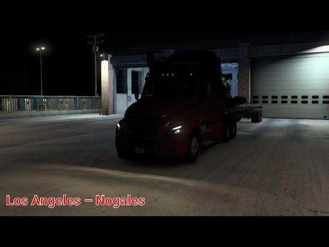 Delivery of Plows from Los Angeles to Nogales – American Truck Simulator!Pc Gameplay