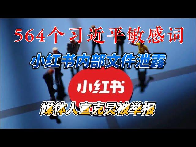 两个月新增564个习近平敏感词，小红书内部审查文件泄露（附链接）；宣克炅一首小诗被举报意有所指