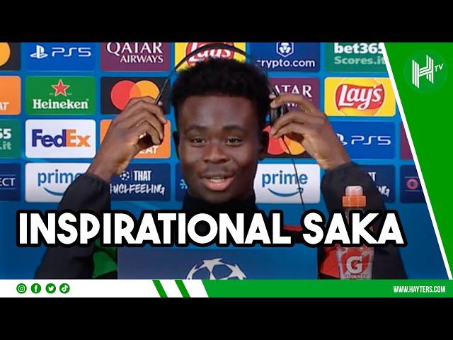 IT'S NOT WHAT YOU SEE, IT'S WHAT YOU BELIEVE! Inspirational Saka on Arsenal's struggles