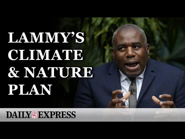 IN FULL: David Lammy on tackling the climate and nature crisis