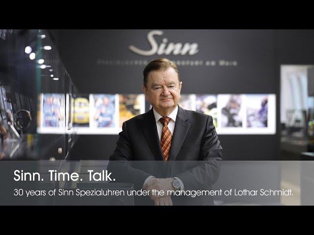 Sinn. Time. Talk. | 30 years of Sinn Spezialuhren under the management of Lothar Schmidt. (English)