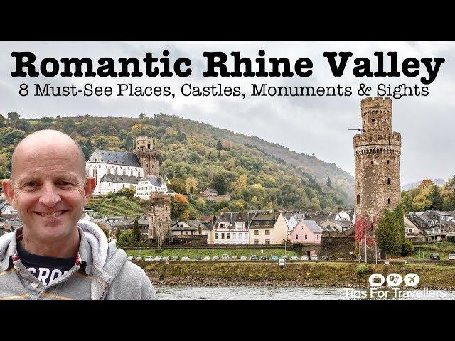 Exploring Romantic Rhine River Valley Germany. The 8 Must-see Places, Castles, Monuments And Sights