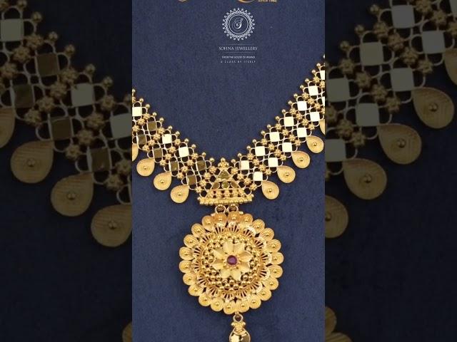 Shine in Elegance with Sohna Jewellery’s Gold Necklace Collection  #viralvideo #gold #viralvideo