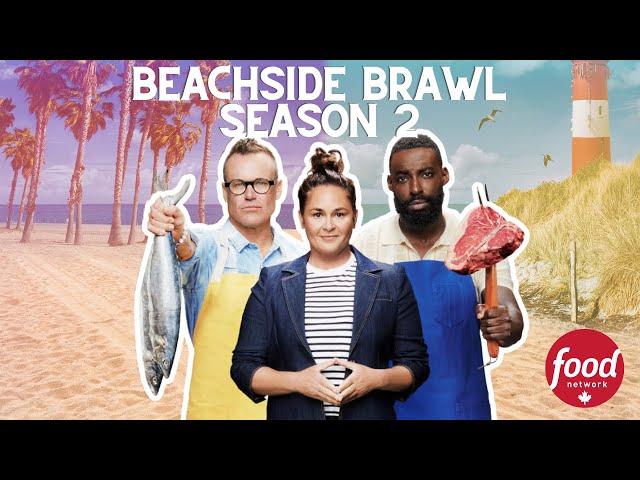 It's East Coast vs. West Coast in Beachside Brawl Season 2 | Food Network Canada