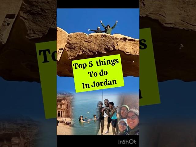Top 5 places to visit in Jordan #travel #thekidwhotravelled