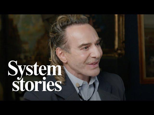 John Galliano on Martin Margiela, dressing Zendaya and Kim Kardashian and his love of the process