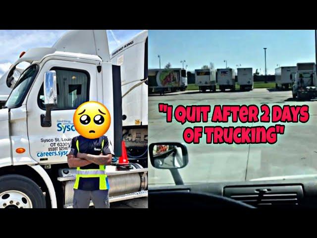 Truck Driver Quits After 2 Days Of Local Trucking & Thousands Of Truckers Hate On Him 