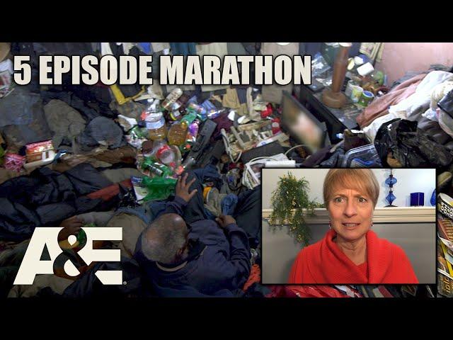 Hoarders Top Episodes MARATHON - Binge Them w/ Dorothy the Organizer! Part 5 | A&E