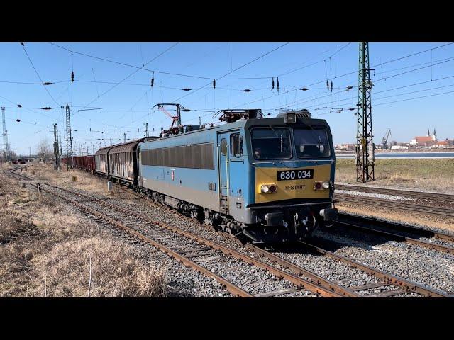 Vonatok Komáromban/Trains at Komárom 12.03.22