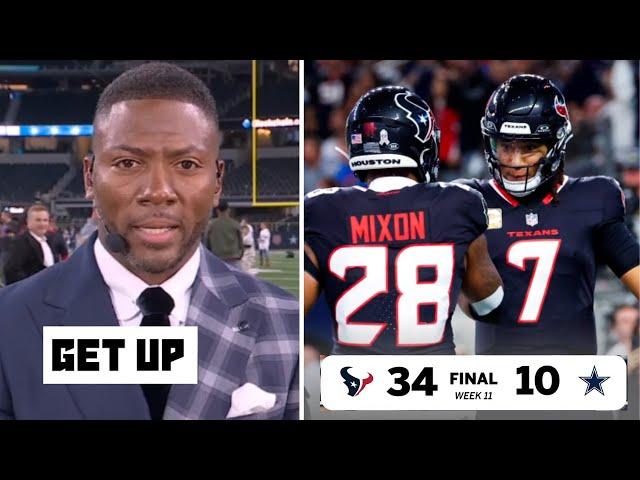 GET UP | Texans are serious Super Bowl contenders! - Ryan Clark on Stroud & Mixon torch the Cowboys