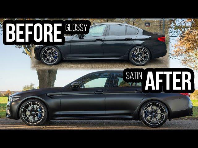 Gloss to Satin - BMW M5 XPEL STEALTH PPF Transformation