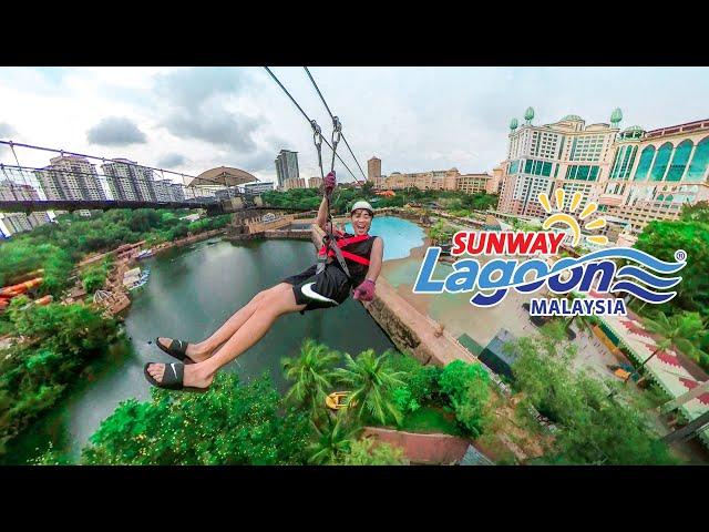 SUNWAY LAGOON - Malaysia's MOST EXCITING Theme Park 【マレーシア最大級の遊園地】サンウェイ・ラグーンが楽しすぎた