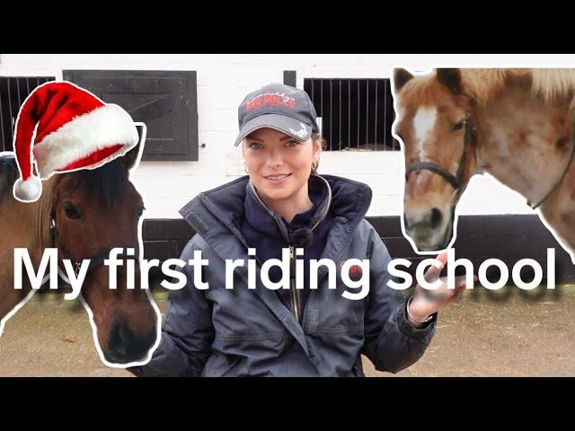 RE-VISITING MY FIRST RIDING STABLES - Vlogmas #2