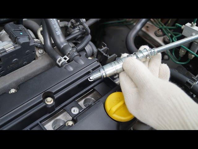 Opel Corsa - Spark Plug Replacement