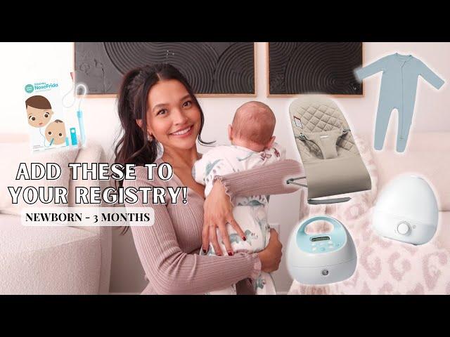 Newborn Essentials 2023 (0-3 Months) *The Basics & Practical* | Baby Registry Must-Haves!