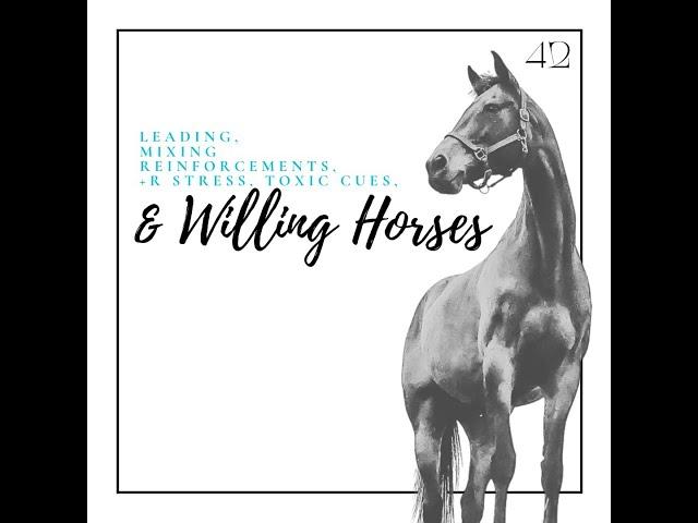 42. Q&A: Leading, Mixing Reinforcements, +R Stress, Toxic Cues, & Willing Horses