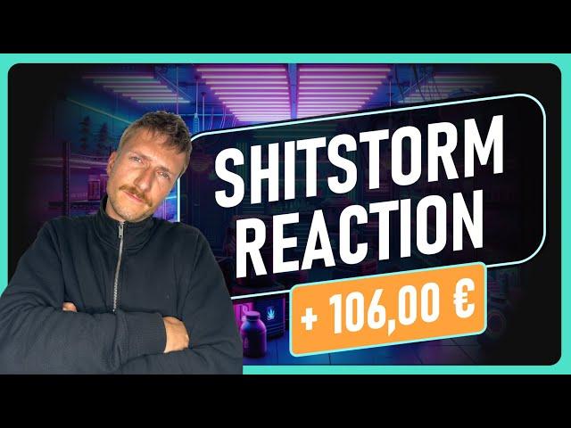 16€ Lampe = 15g trocken  Shitstorm Reaction!