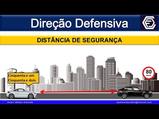 Distância de Segurança -  Distância de Seguimento, Distâncias de Reação, Frenagem e Parada